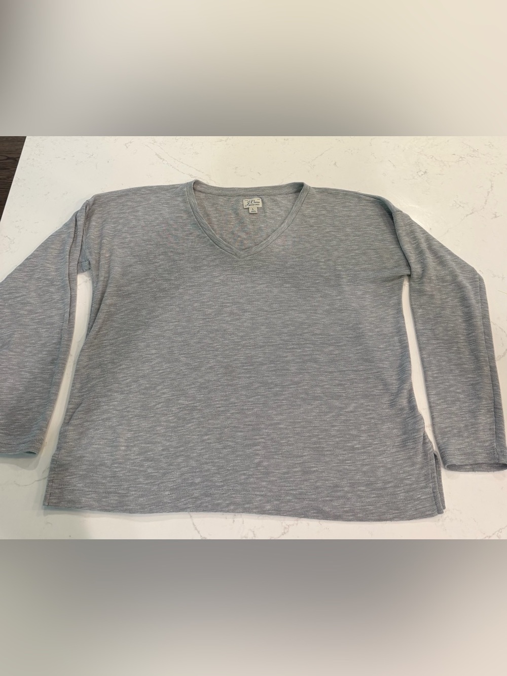 J Crew vintage fleece woman’s Sweater - Light Gray size L